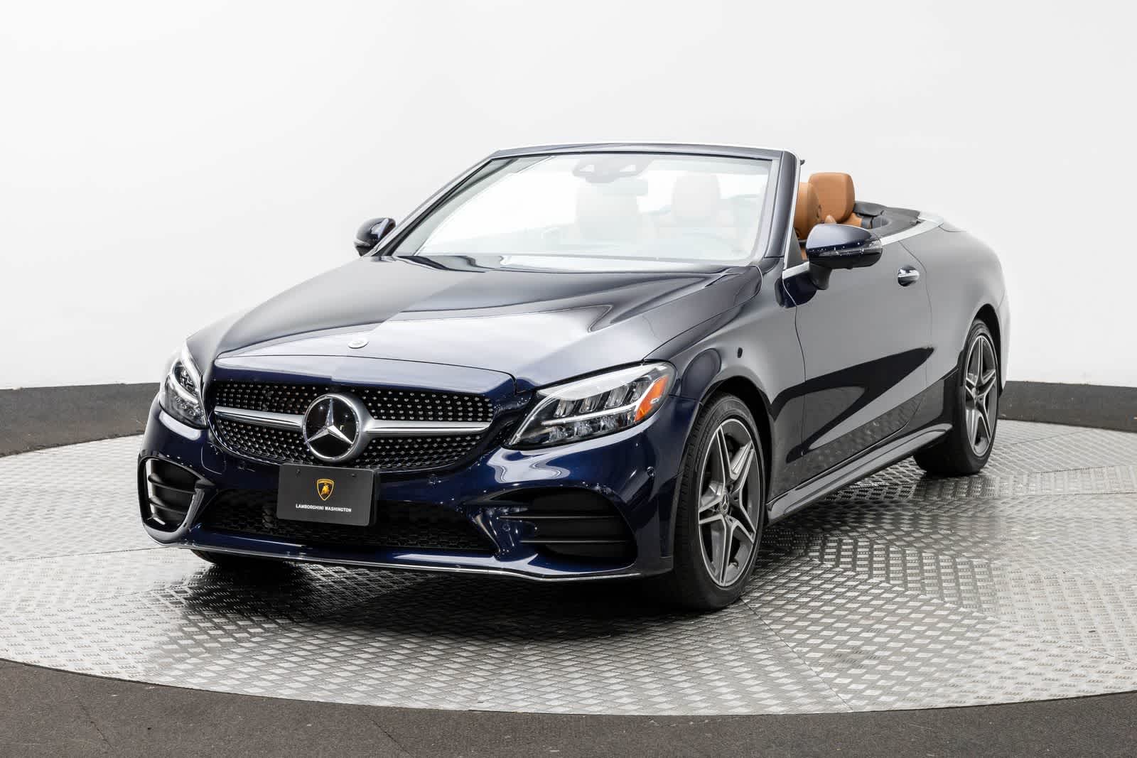 2023 Mercedes-Benz C 300 C 300 in Lunar Blue Metallic — front three-quarter view