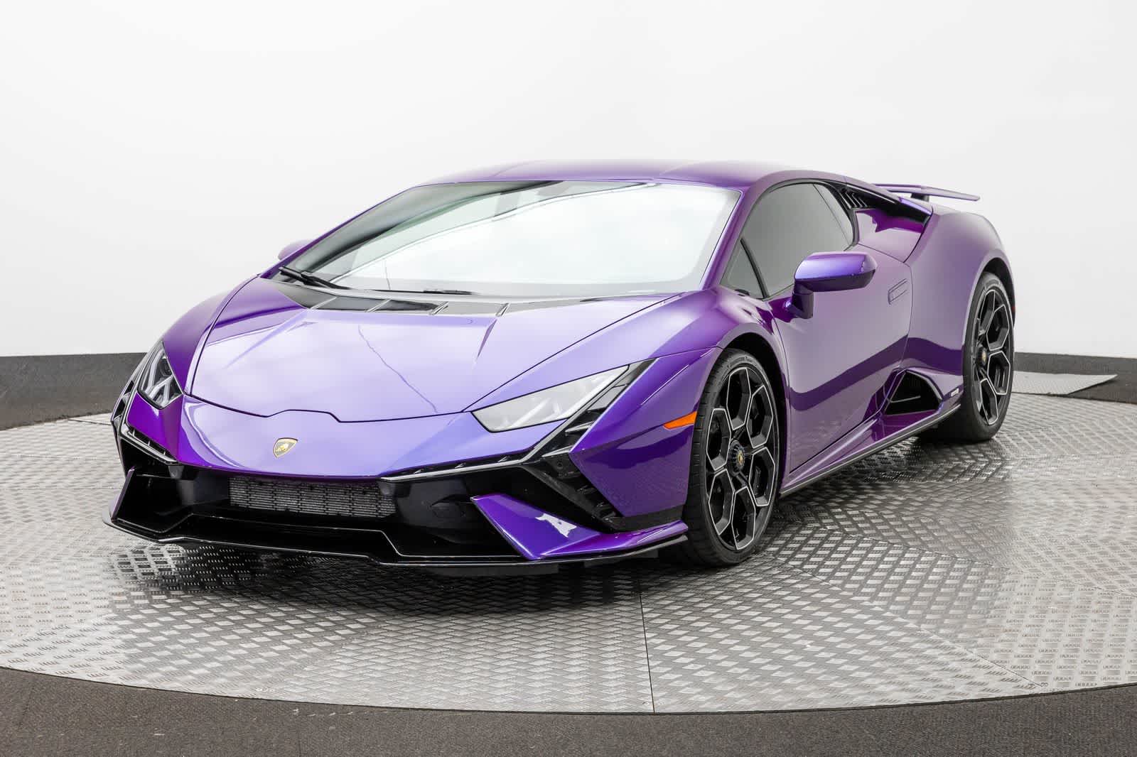 2024 Lamborghini Huracan Tecnica Coupe in Purple — front three-quarter view